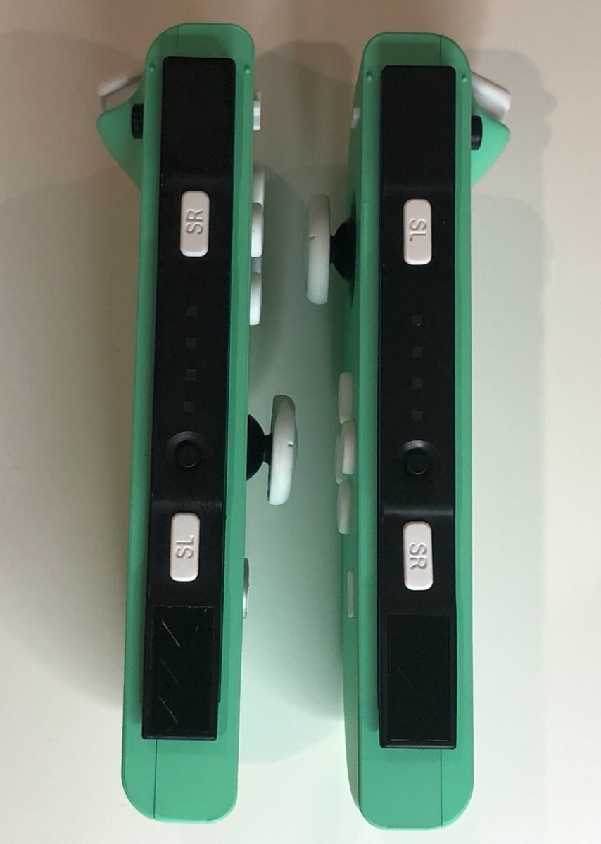 グリーン×ホワイト ジョイコンカスタム Nintendo Switch Customized Joy cons Mint Green w/ White