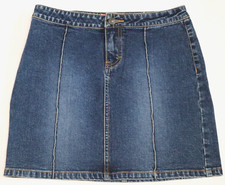 Vintage Y2K UNIONBAY stretch blue denim skirt size 1