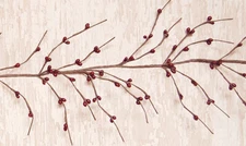 Pip Berry Wispy Garland in Burgundy - 60", 5', 5 ft - Floral Arranging