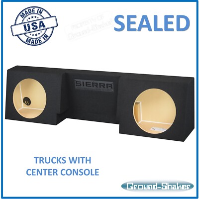 GMC Sierra Regular Cab / Single Cab Truck Dual Sealed Sub Box