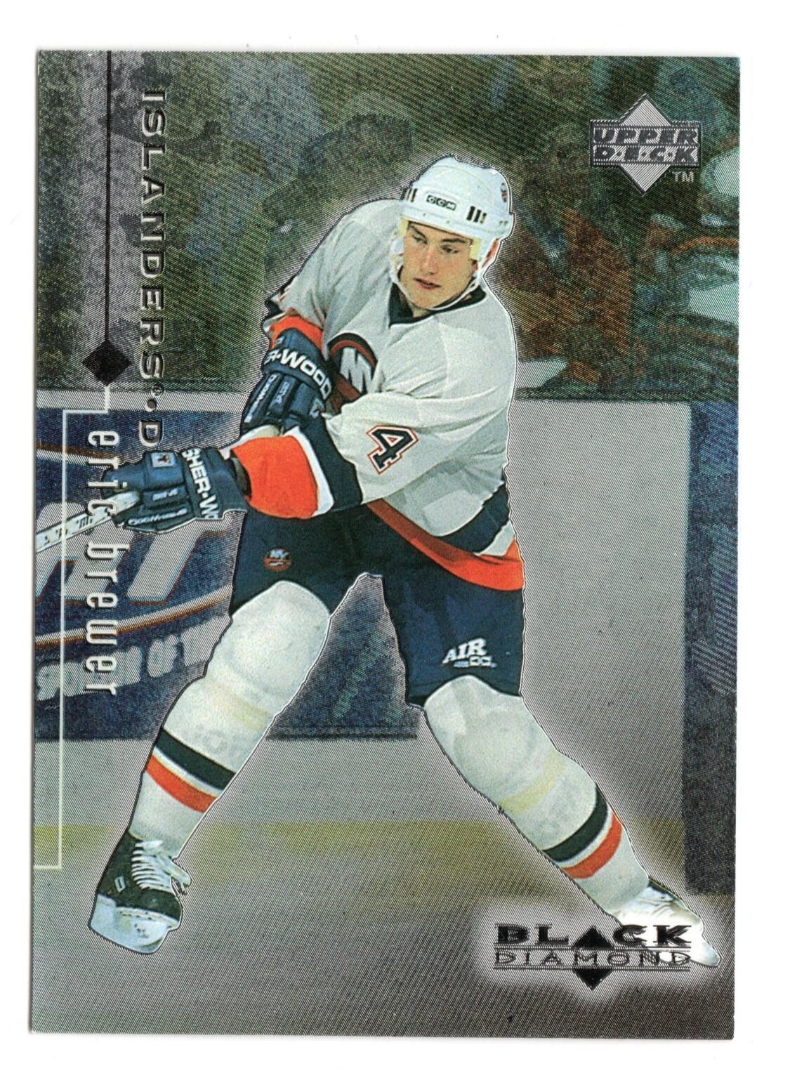 Eric Brewer 52 1998-99 Upper Deck Black Diamond New York Islanders Card