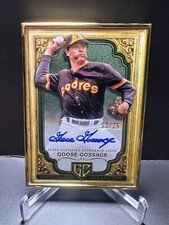 2024 Topps Gilded Goose Gossage Gold Framed Auto /25 SP Padres #GOG-GG Autograph