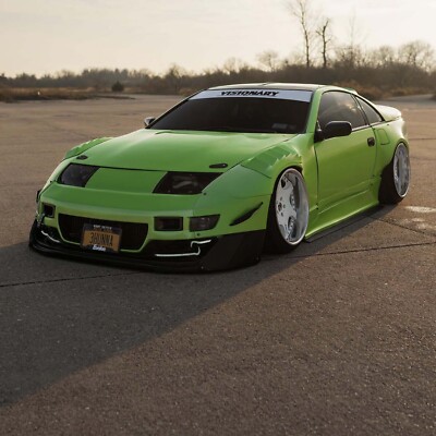 KBD Body Kits PMZ-K V2 2 Piece Front Louvers For Nissan 300ZX 1990