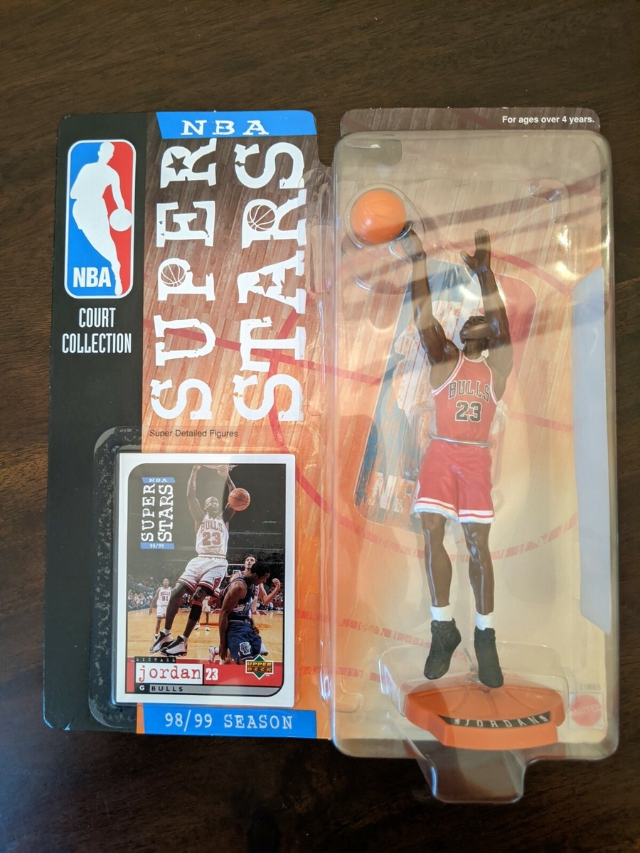 MICHAEL JORDAN MATTEL '98-99 NBA SUPER STARS CHICAGO BULLS RED