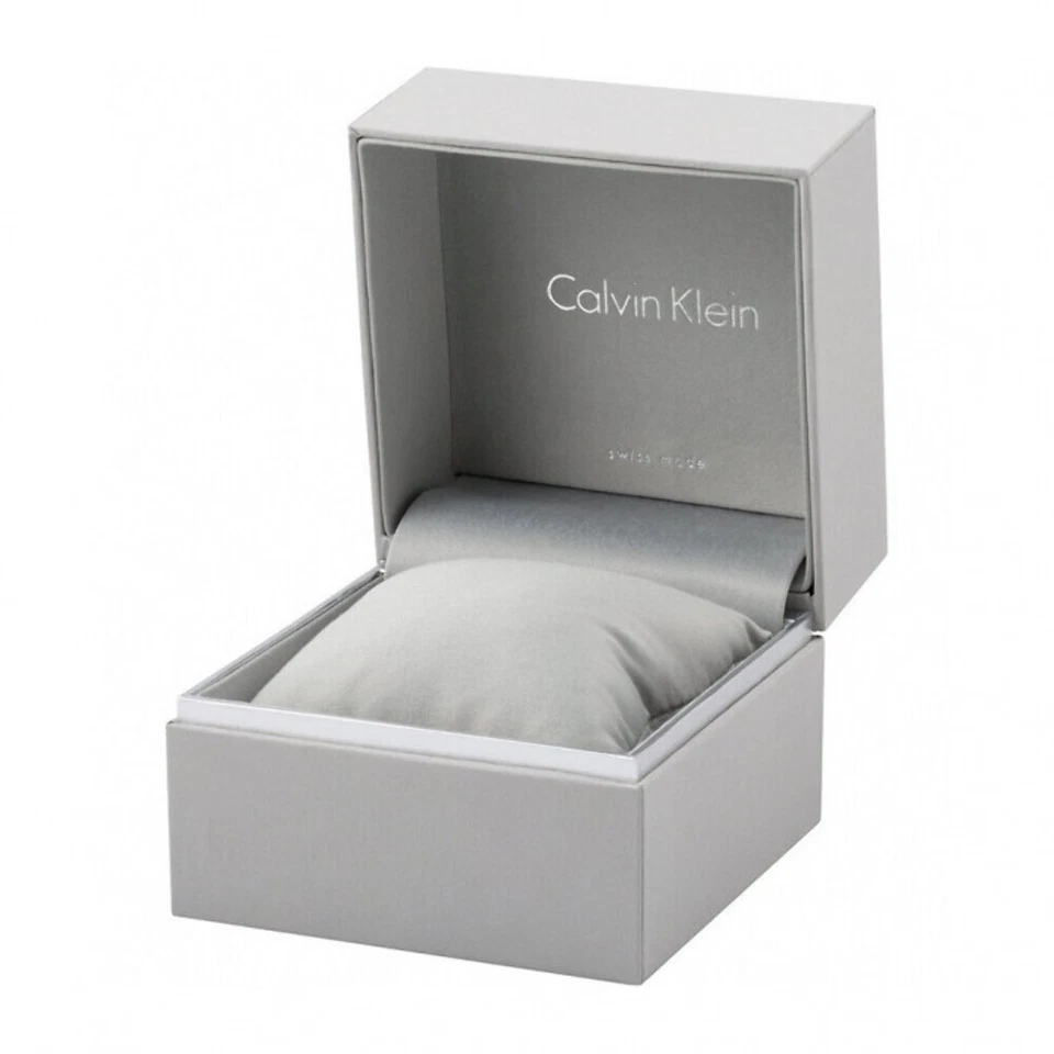 Calvin Klein Silberfarbene Würfel Drop CK Tune Stud Ohrringe KJ9MME040500 - Bild 2 von 4