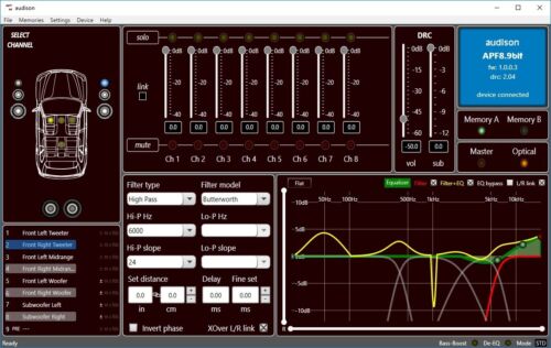 Audison Forza AP-F8.9bit – 8 CH AMPLIFIER WITH 9 CH DSP 8x135W--- - Picture 3 of 3