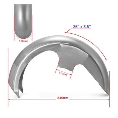 26" GARDE-BOUE AVANT ENVELOPPANT pr Harley Touring Models Glide 1996-2022 1999 - Photo 1/4