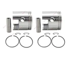 Piston Kit STD (350-00001-1,Piston Ring 350-00011-0) X2 For TOHATSU 9.9/15/18 HP