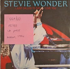 Stevie Wonder I Just Called To Say I Love You Vinyl Record VG+/VG TMG 1349 1984