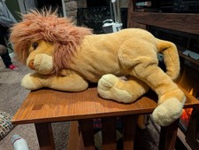 Vintage Disney Lion King Simba Plush Giant Large Stuffed Animal Mattel Arcotoys