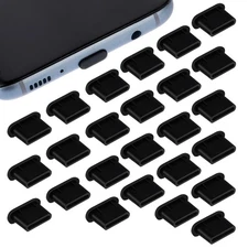 25Pcs USB C Dust Plug USB Type C anti Dust Plugs Cover Type C Charging Port Plug