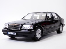 MERCEDES CLASSE S S600 V12 noir Obsidian 1/18  W140 S500 1997