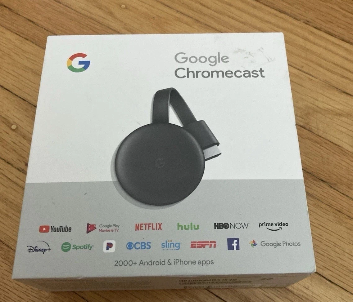 Google Chromecast (3rd Generation) - Charcoal for sale online | eBay