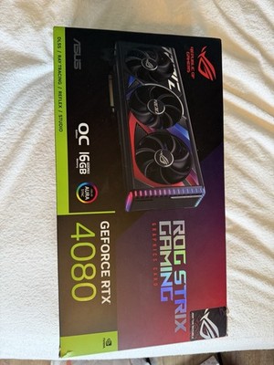 ASUS ROG STRIX NVIDIA GeForce RTX 4080 16GB GDDR6X Gaming Graphics Card