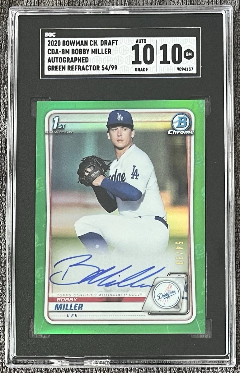 Bowman Autographed Grade 10 Sports Trading Cards & Accessories for