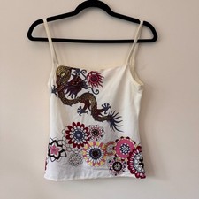 Occhi Verdi by La Perla Womens White Dragon F...