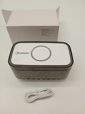 CT02107 Portable Bluetooth Speaker Gray Wireless Charging 10W 2x5W Branded