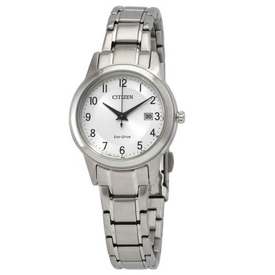 Citizen Eco-Drive White Dial Ladies Watch FE1081-59B