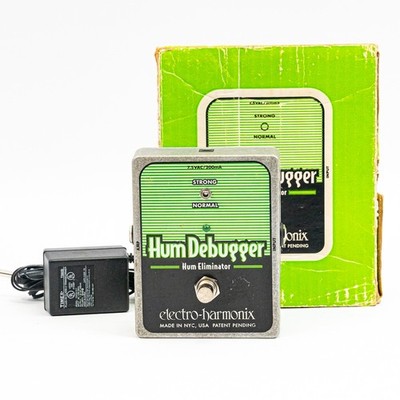 Electro-Harmonix Hum Debugger Hum Eliminator Noise Gate Pedal w/ PSU & Box