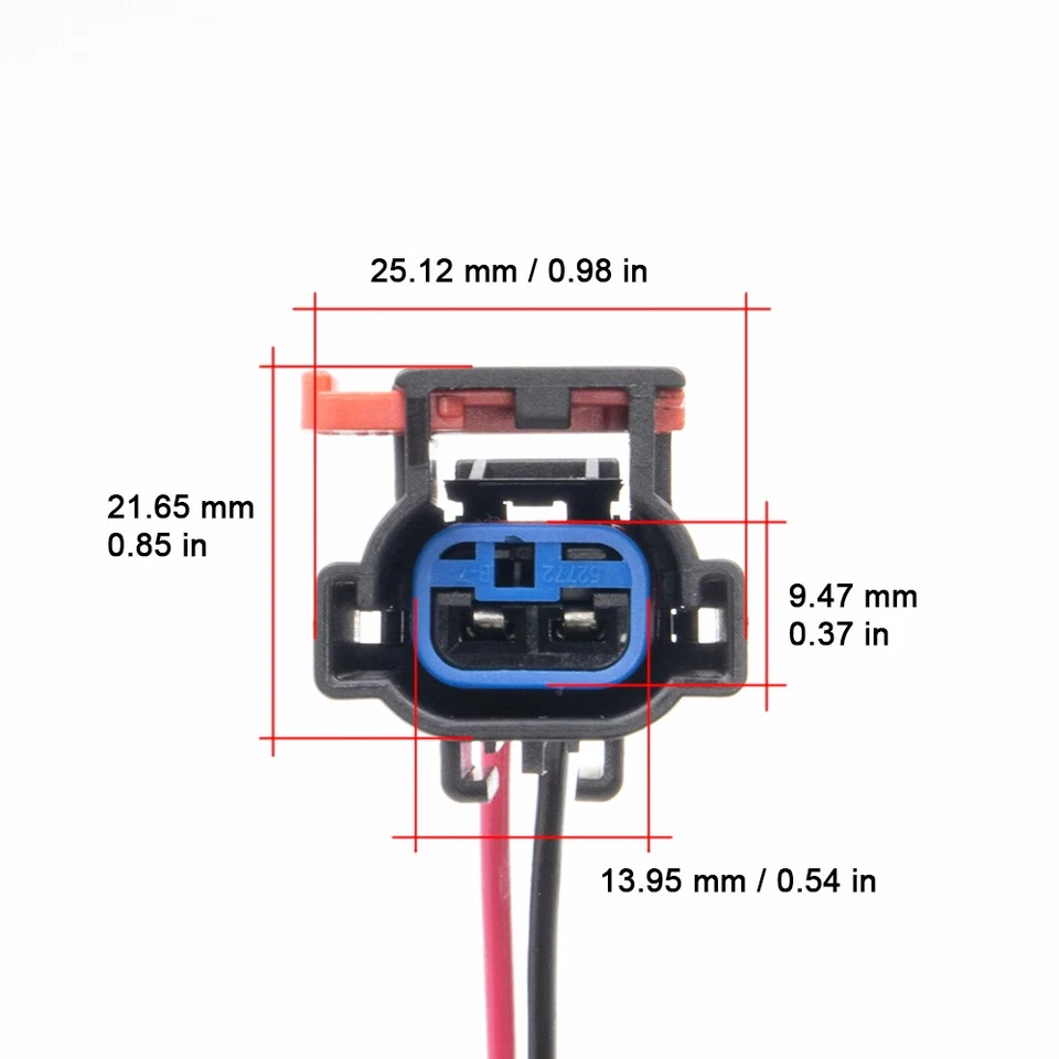 Oil pressure sensor/switch connector Chrysler Pacifica. 2004-2008. 05149098AB - Image 4 of 4
