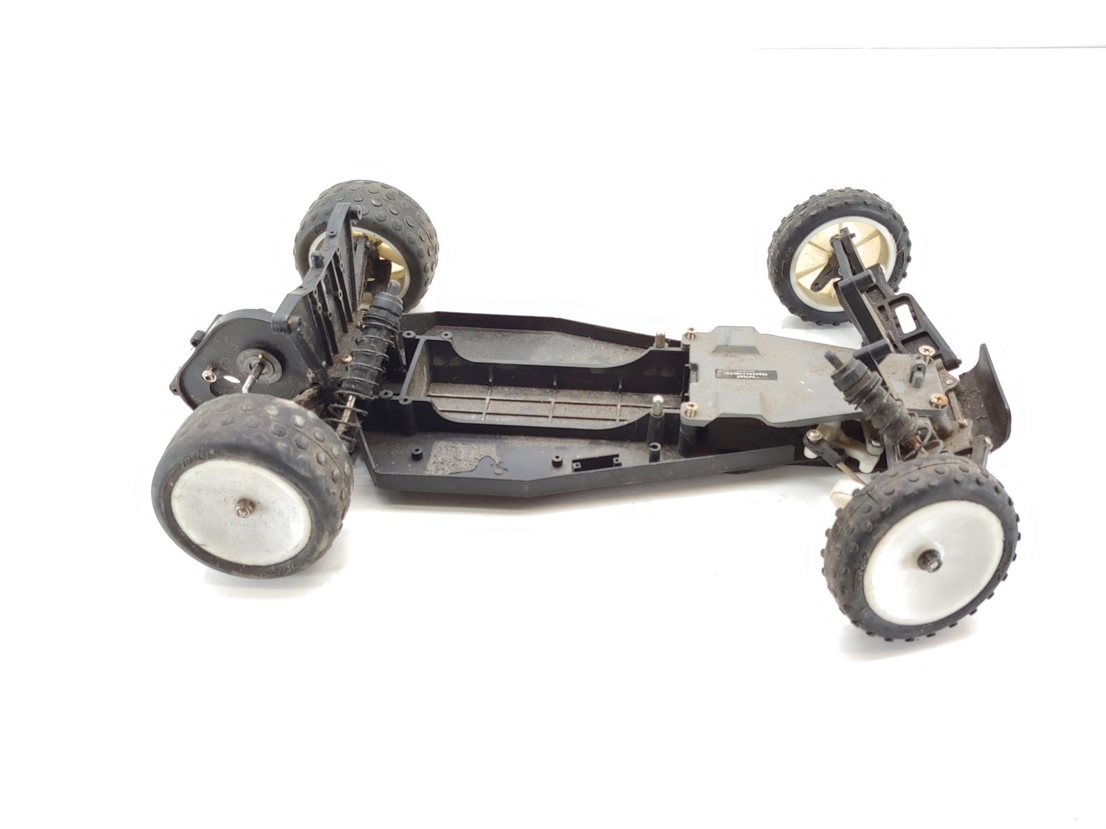 Vintage Old Incomplete Traxxas Bandit 1/10 2wd Buggy Roller Slider Chassis Used