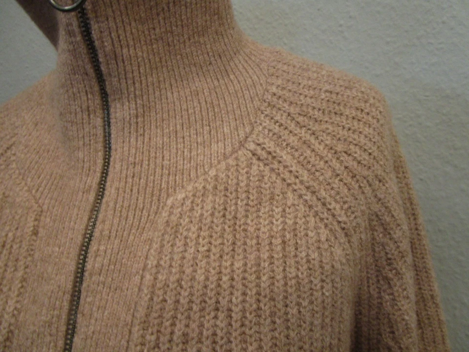 camel active Strickjacke Stehkragen Reißverschluß Langarm altrosa Gr.XL (G310-08 - Bild 3 von 4