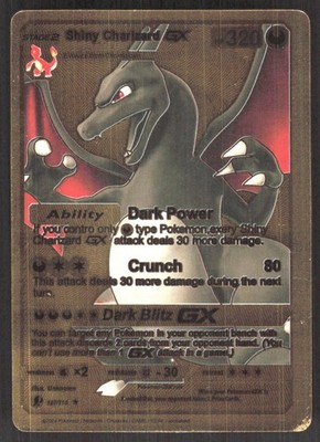 Shiny Charizard GX Gold Foil Fan Art 127/255 | eBay