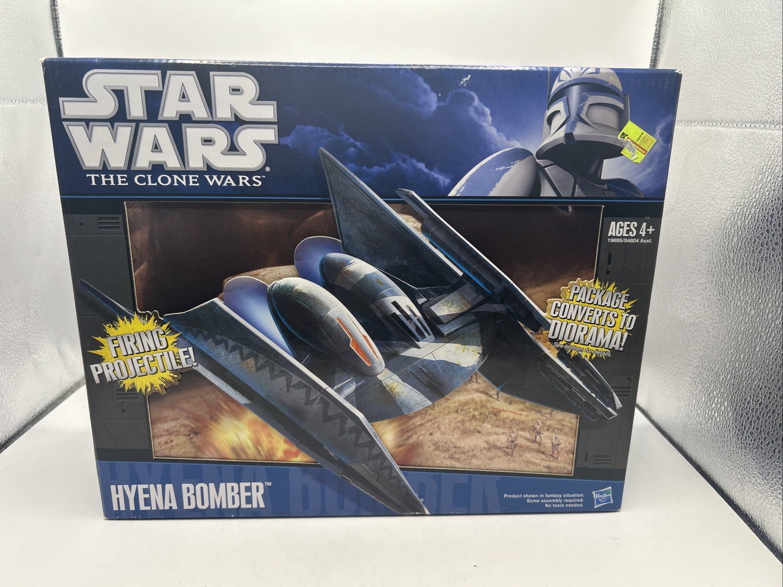 2010 Hasbro Star Wars Clone Wars Hyena Bomber Spaceship Firi