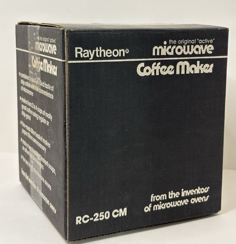Vintage 1981 Raytheon Brown Glass Micro21 Microwave Coffee Maker - Picture 11 of 12