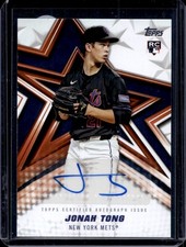 2026 Topps Jonah Tong Baseball Stars Autographs