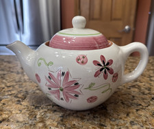 Stangl Carnival Teapot Tea Coffee Pot With Li...
