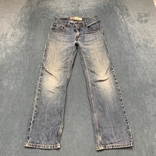 Vintage Levi's 505 Jeans Boys 12R Blue Denim Medium Wash 5-Pockets Straight Leg