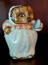 Beatrix Potter Beswick England Porcelain Figurine Mrs Tiggy Winkle 1948 Vintage