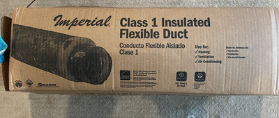 6-in x 25-ft R6 Insulated Polyester Flexible Duct IMPERIAL | eBay