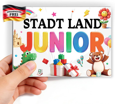 Aktives Lernspiel für Kinder ab 8 Jahre, Kreativität, Allgemeinwissen, Reisespie
