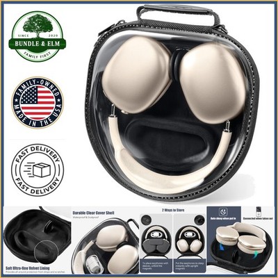Travel-Friendly Case for AirPods Max with Rigid Protection and Easy Carrying