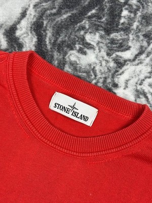 STONE  レッドセーター Stone Island Sweatshirt 2019 Knit Crewneck Jumper Men Size L Red