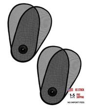 Car Window Shades for Baby - Rotatable Sun Visor for Side 2 Pack Double Mesh