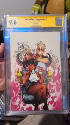 Sweet Paprika # 1 Virgin CGC 9.6 Signed By Mirka Andolfo Image Comics