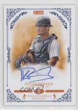 2022 Onyx Vintage Extended Auto Blue Ink /400 Kevin Parada #VAKP Auto 01x1