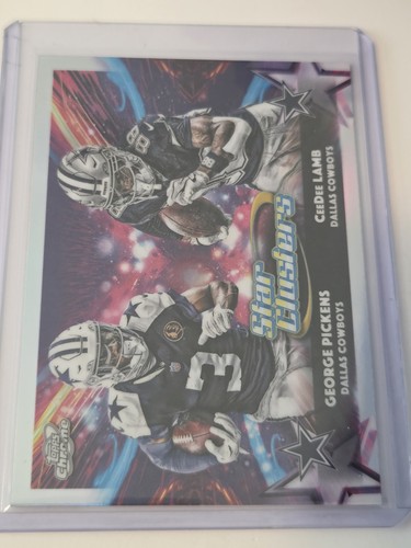 2025 Topps Cosmic Chrome Star Clusters SP CeeDee Lamb & George Pickens Cowboys