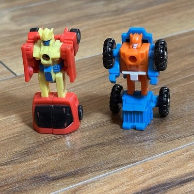 Vtg 1988 Transformers G1 Micromaster Autobot Cars Roadhandler And Hydraulic