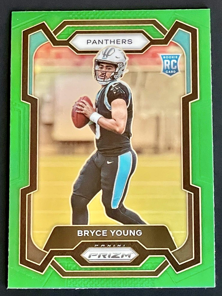 2023 Panini Prizm Bryce Young Rookie Green Prizm RC #311 Panthers