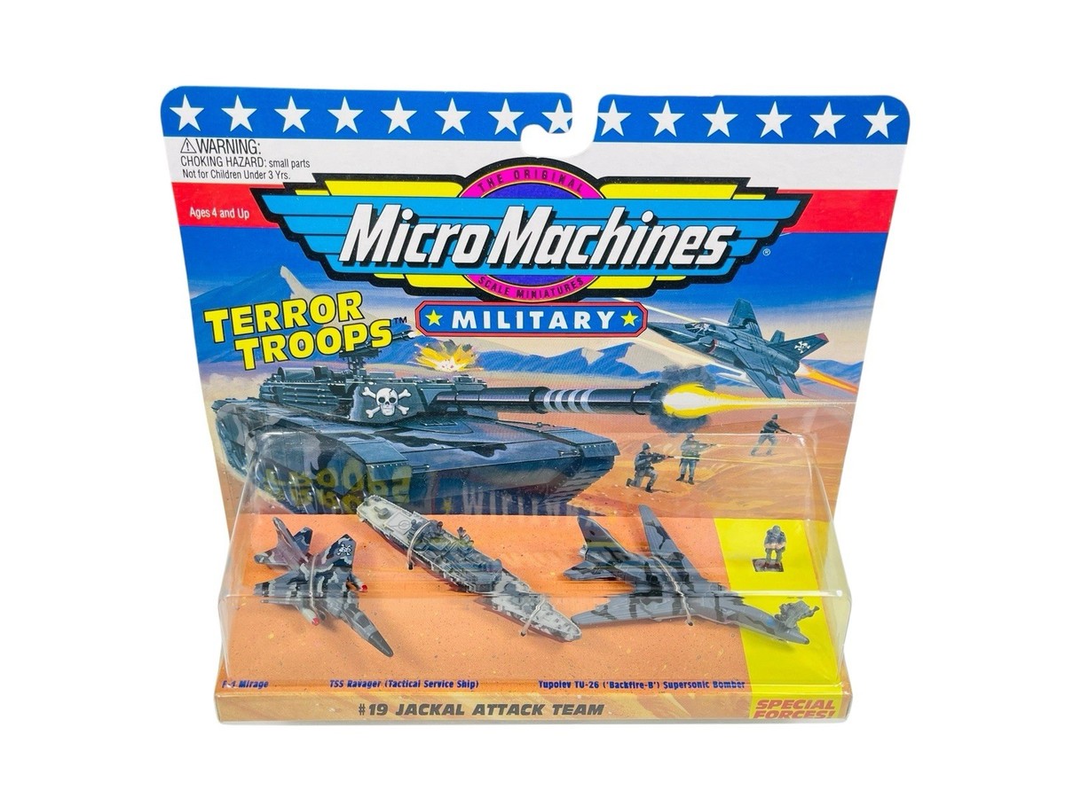 超希少　ロイヤルドルトン　ジオラマ　ミニチュア　1995年スコットランド製 7000 Galoob 1994 Micro Machine Military Terror Troops #19 JACKAL