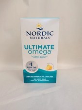 Nordic Naturals Ultimate Omega Lemon 1280mg Softgels - 120 Count EXP 7/28