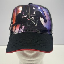 Star Wars Darth Vader Graphic Hat SnapBack Black Gray Youth kids Print