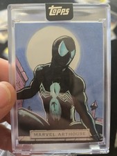 2025 Topps Marvel Collector Black Suit Spider-man Sketch Darrin Pepe 2025 Topps Marvel Collector Black Suit Spider-man Sketch Darrin Pepe