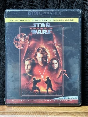Star Wars Episode III: Revenge of the Sith Ultra 4k Blu-ray - FACTORY SEALED
