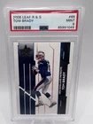 Tom Brady 2006 Leaf Rookies & Stars #65 PSA 9, Patriots Buccaneers