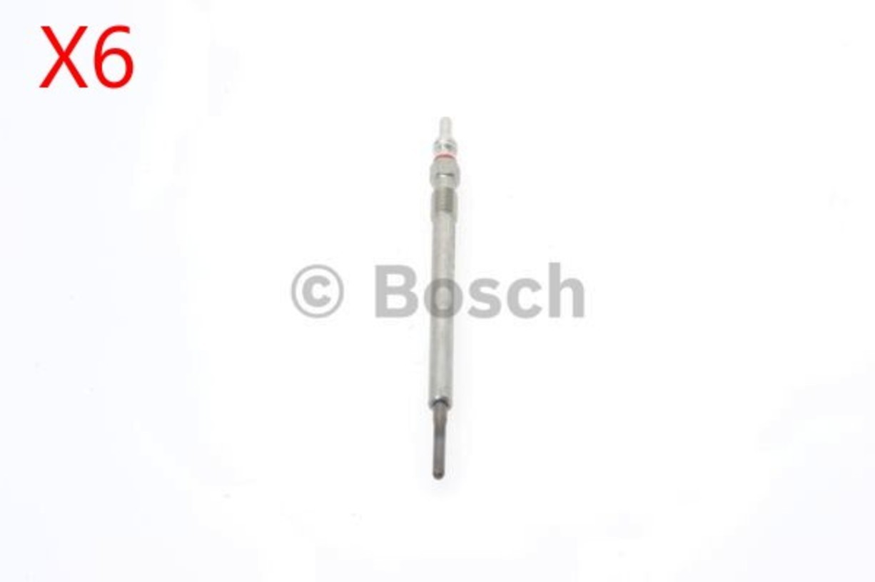 BOSCH Glow Plug 6pcs Fits CHRYSLER 300 JEEP MERCEDES A B C E M R-Class 2-4L 04-